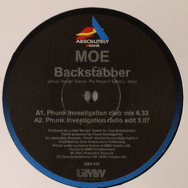 Moe - Backstabber | Absolutely Records (ABR 046)