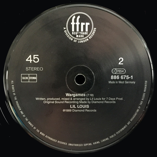 Lil' Louis - French Kiss | FFRR (886 675-1) - 4