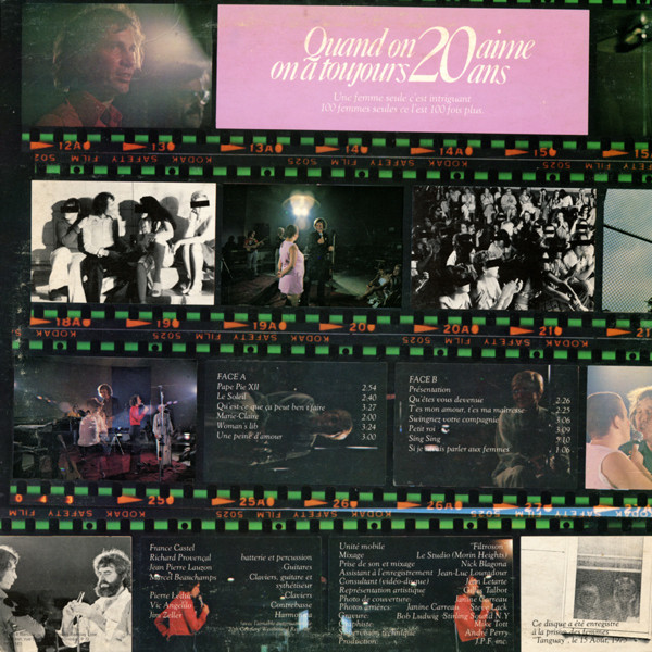 Jean-Pierre Ferland - Quand On Aime On A Toujours 20 Ans | Barclay (80228) - 3 Jean-Pierre Ferland - Quand On Aime On A Toujours 20 Ans | Barclay (80228) - 3