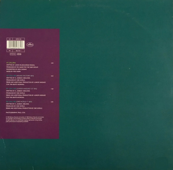 Jodie Wilson - Falling / Call Me | Mercury (MERX 454) - 2