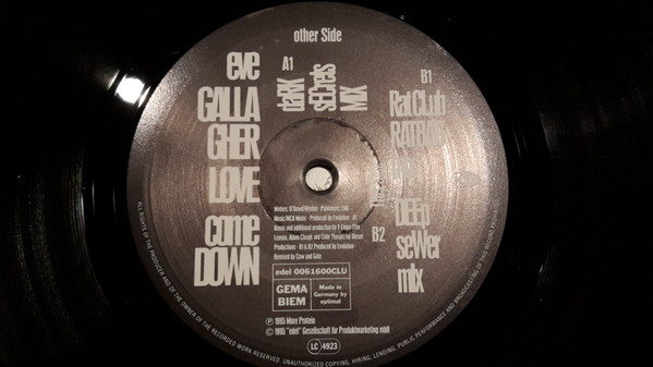Eve Gallagher - Love Come Down | Club Tools (006160-0 CLU) - 2 Eve Gallagher - Love Come Down | Club Tools (006160-0 CLU) - 2
