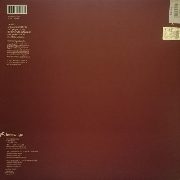 Switch - Just Bounce 2 This | Freerange Records (FR054) - 2