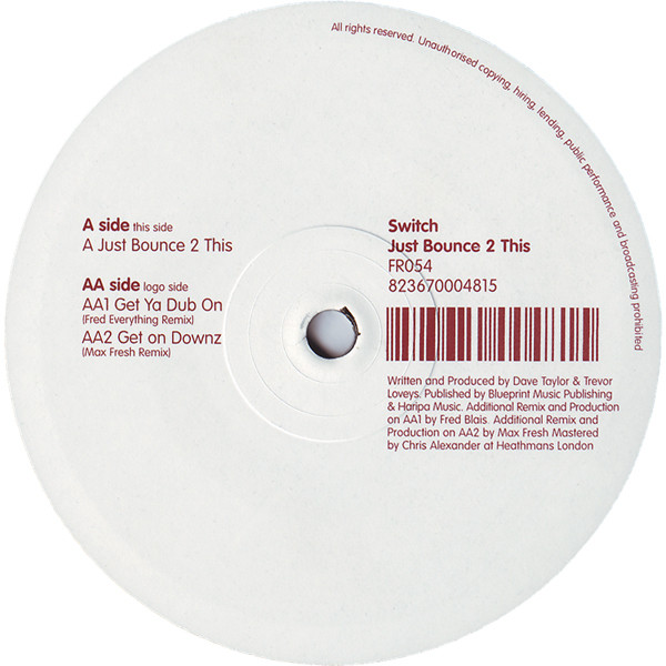 Switch - Just Bounce 2 This | Freerange Records (FR054) - 3