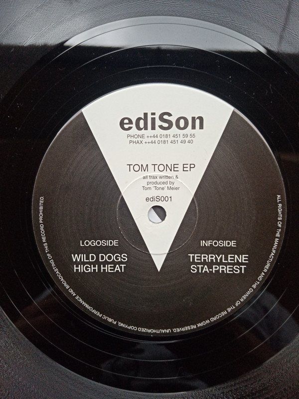 Tom Meier - Tom Tone EP | ediS (ediS001) - main
