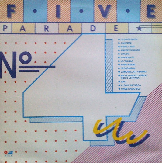 Various - Five Parade N° 4 | Five (FM 13584) - main Various - Five Parade N° 4 | Five (FM 13584) - main