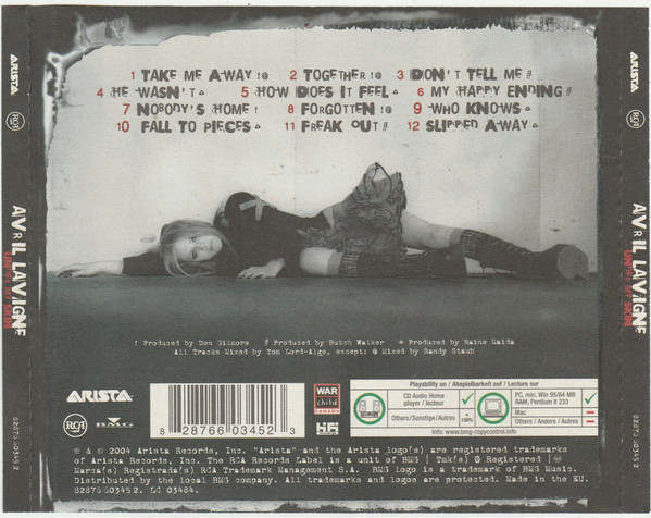 Avril Lavigne - Under My Skin | Arista (82876 60345 2) - 2