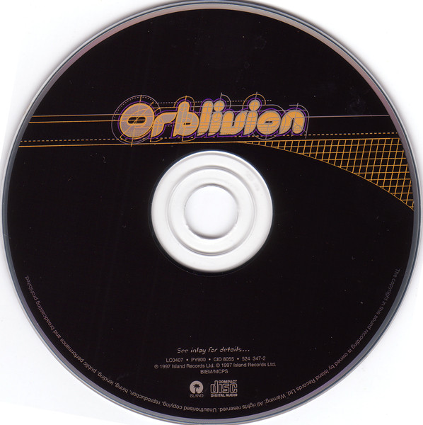 The Orb - Orblivion | Island Records (CID 8055) - 3