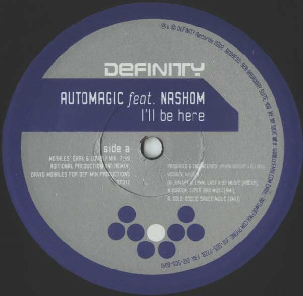 Automagic feat.  Nashom - I'll Be Here | Definity Records (DF017)