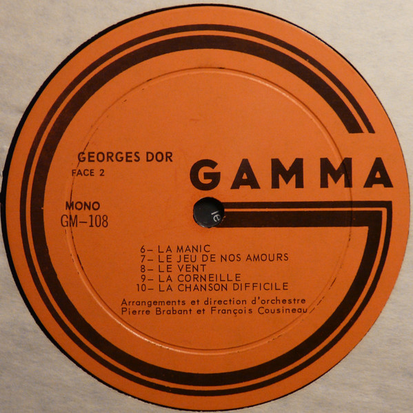 Georges Dor - Georges Dor | Gamma (GM 108) - 4 Georges Dor - Georges Dor | Gamma (GM 108) - 4