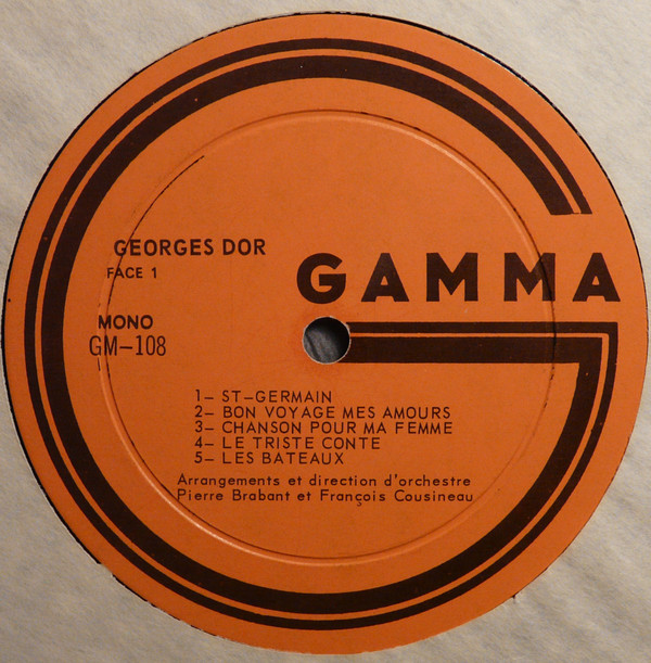 Georges Dor - Georges Dor | Gamma (GM 108) - 3 Georges Dor - Georges Dor | Gamma (GM 108) - 3