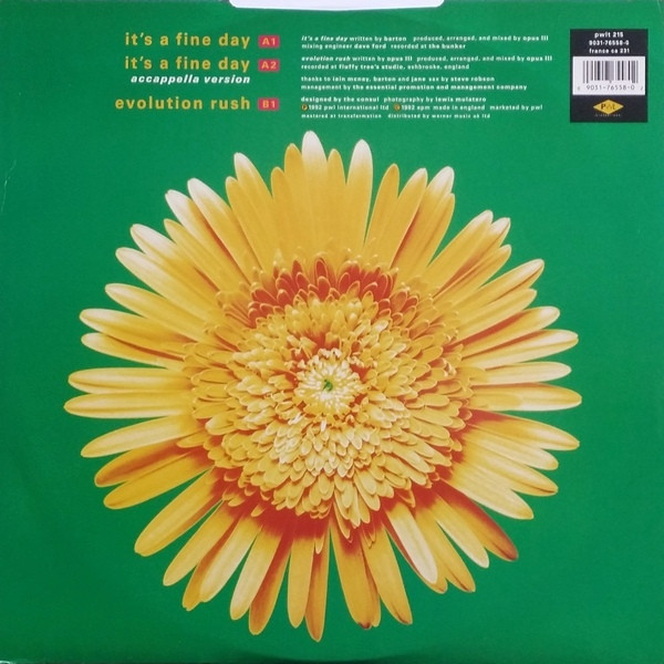 Opus III - It's A Fine Day | PWL International (PWLT 215) - 2 Opus III - It's A Fine Day | PWL International (PWLT 215) - 2