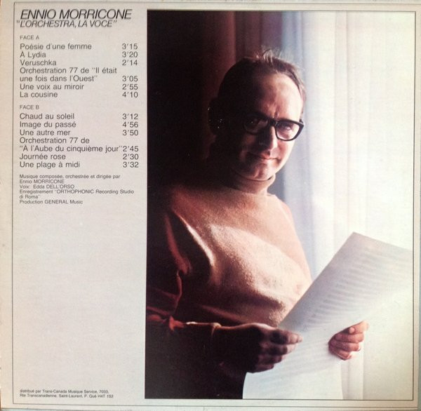 Ennio Morricone - L'Orchestra, La Voce | Kébec-Disc (KD 955) - 2 Ennio Morricone - L'Orchestra, La Voce | Kébec-Disc (KD 955) - 2