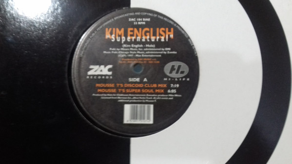 Kim English - Supernatural | Zac Records (ZAC 184)