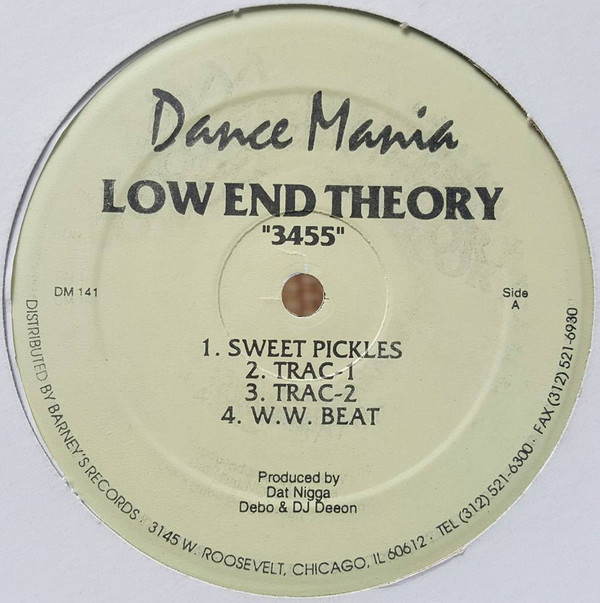 Low End Theory - 3455 | Dance Mania (DM 141)