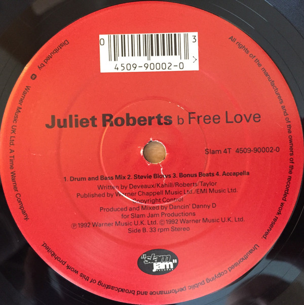 Juliet Roberts - Free Love | Slam Jam Records (Slam 4T) - 2 Juliet Roberts - Free Love | Slam Jam Records (Slam 4T) - 2
