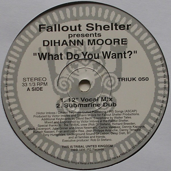 Fallout Shelter Presents Dihann Moore - What Do You Want? | TRIBAL United Kingdom (TRIUK 050) - 4 Fallout Shelter Presents Dihann Moore - What Do You Want? | TRIBAL United Kingdom (TRIUK 050) - 4