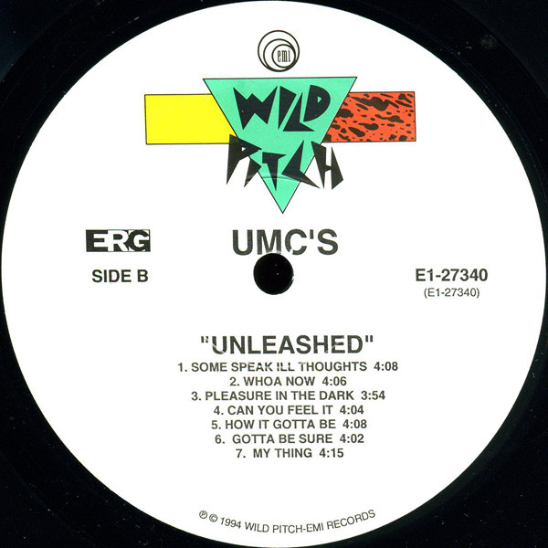 UMC's - Unleashed | Wild Pitch Records (E1-27340) - 3 UMC's - Unleashed | Wild Pitch Records (E1-27340) - 3