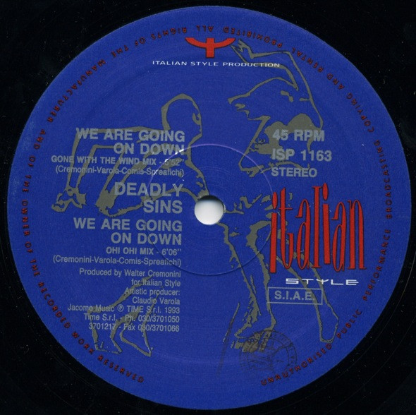 Deadly Sins - We Are Going On Down | Italian Style Production (ISP 1163) - main Deadly Sins - We Are Going On Down | Italian Style Production (ISP 1163) - main