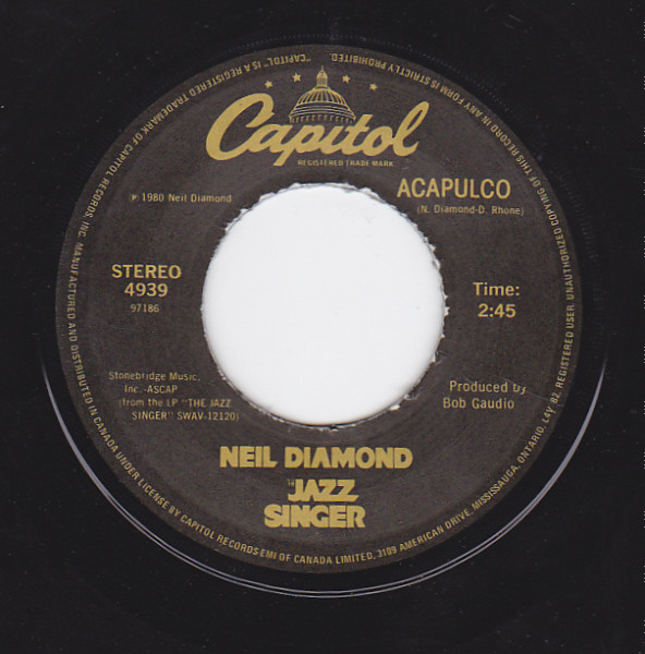 Neil Diamond - Love On The Rocks | Capitol Records (4939) - 3