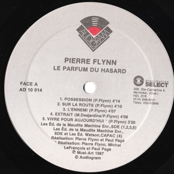 Pierre Flynn - Le Parfum Du Hasard | Audiogram (AD-10014) - 4