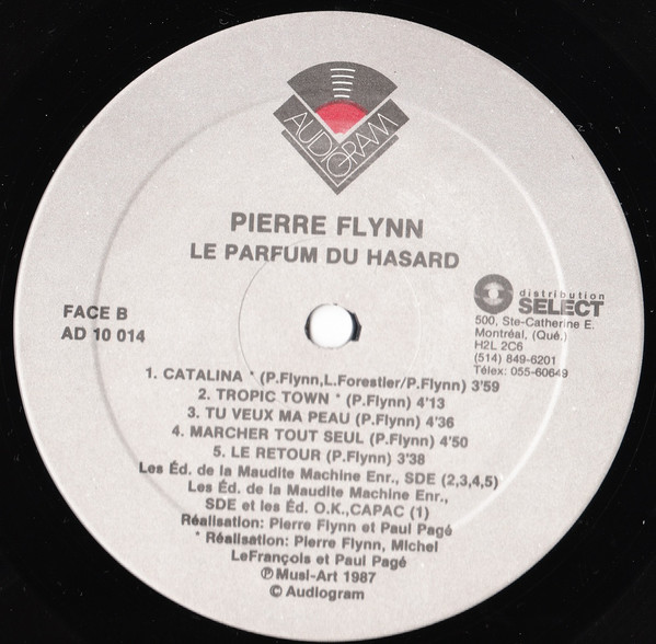 Pierre Flynn - Le Parfum Du Hasard | Audiogram (AD-10014) - 3