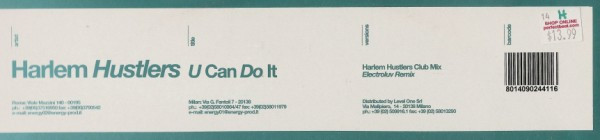 Harlem Hustlers - U Can Do It | D:vision Records (DV 411) - 4 Harlem Hustlers - U Can Do It | D:vision Records (DV 411) - 4