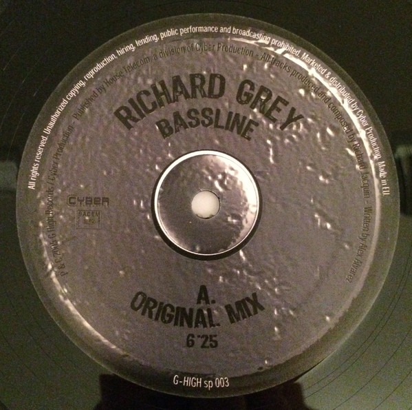 Richard Grey - Bassline | G-High Records (G-HIGHSP 003) - 3
