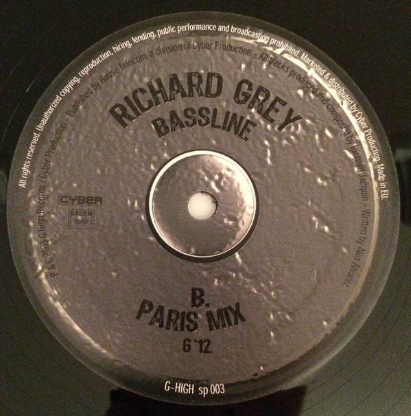 Richard Grey - Bassline | G-High Records (G-HIGHSP 003) - 4