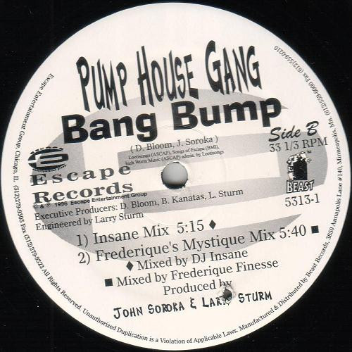 Pump House Gang - Bang Bump | Escape Records (5313-1) - 2 Pump House Gang - Bang Bump | Escape Records (5313-1) - 2
