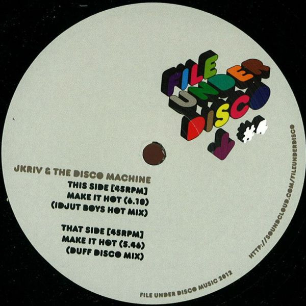 JKriv & The Disco Machine - Make It Hot | File Under Disco (FILEUNDERDISCO 004)