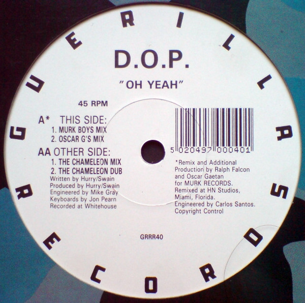 D.O.P. - Oh Yeah | Guerilla (GRRR40) - 2