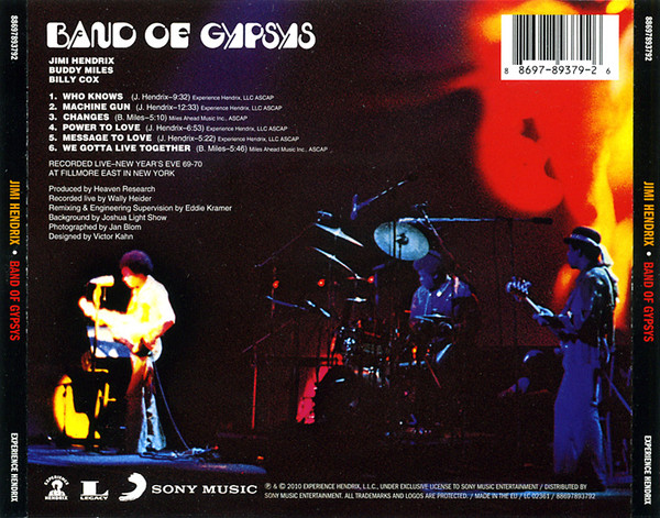 Jimi Hendrix - Band Of Gypsys | Experience Hendrix (88697893792) - 2 Jimi Hendrix - Band Of Gypsys | Experience Hendrix (88697893792) - 2