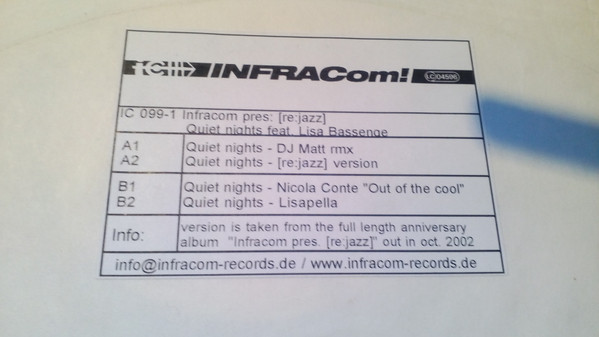 [re:jazz] - Quiet Nights | INFRACom! (IC 099-1) - main
