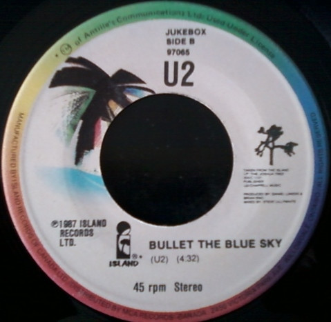 U2 - In God's Country | Island Records (97065) - 2
