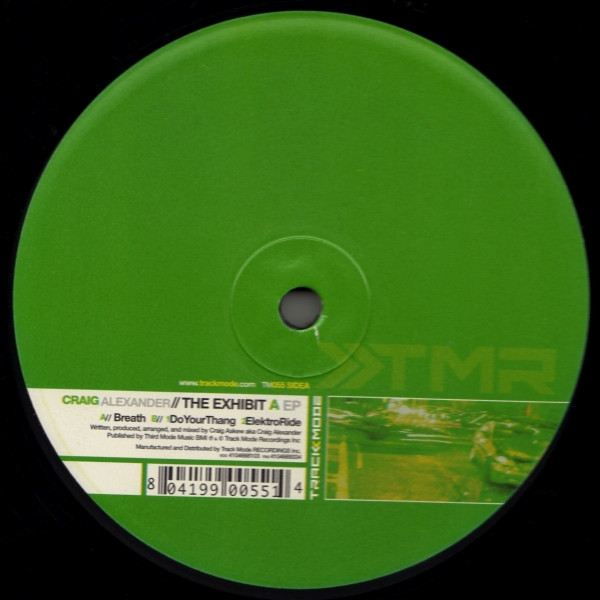 Craig Alexander - The Exhibit A EP | Track Mode (TM055) - main
