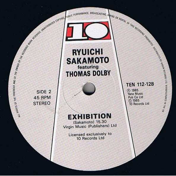 Ryuichi Sakamoto Featuring Thomas Dolby - Field Work | 10 Records (TEN 112/12) - 4 Ryuichi Sakamoto Featuring Thomas Dolby - Field Work | 10 Records (TEN 112/12) - 4