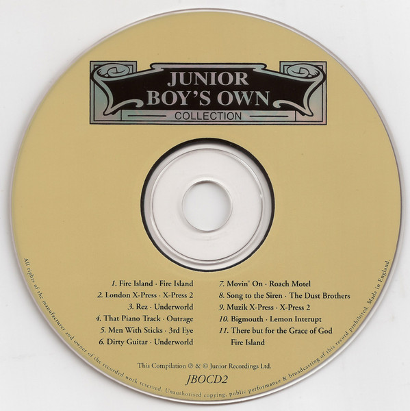 Various - Junior Boy's Own Collection | Junior Boy's Own (JBOCD2) - 3