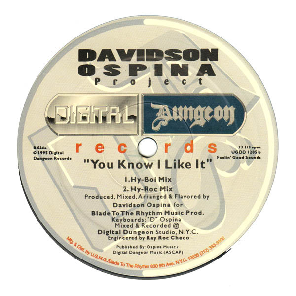 Davidson Ospina - You Know I Like It | Digital Dungeon Records (UGDD 1205) - 2