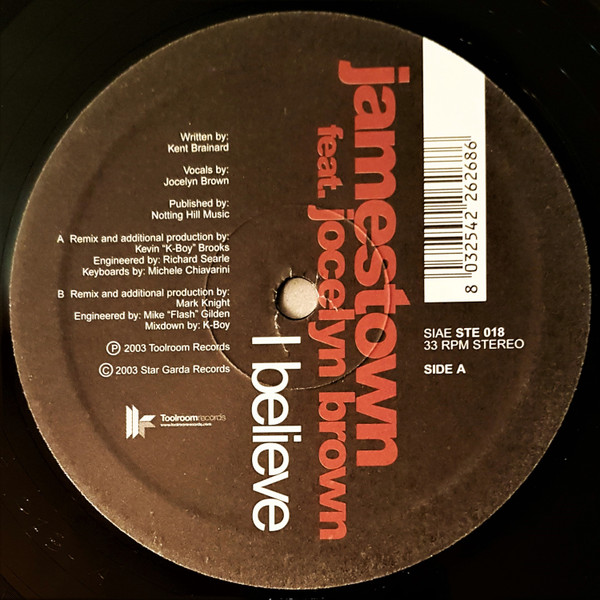 Jamestown Featuring Jocelyn Brown - I Believe | Stereoseven (STE 018) - 3 Jamestown Featuring Jocelyn Brown - I Believe | Stereoseven (STE 018) - 3