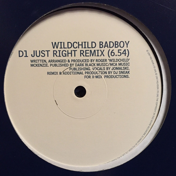 Wildchild - Bad Boy US Mixes | Polydor (BAD 2) - 5