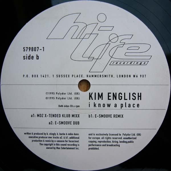 Kim English - I Know A Place | Hi Life Recordings (579807-1) - 3 Kim English - I Know A Place | Hi Life Recordings (579807-1) - 3