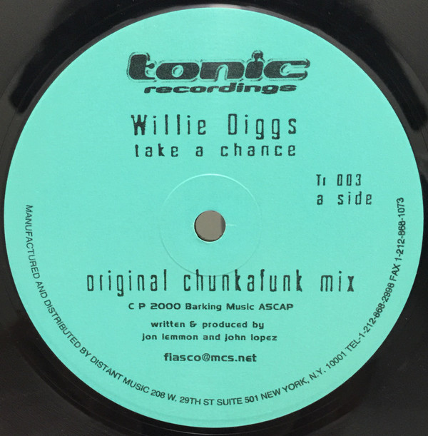 Willie Diggs - Take A Chance | Tonic Recordings (tr 003) - main