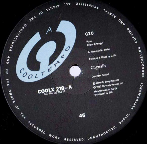 GTO - Pure | Cooltempo (COOLX 218) - 3
