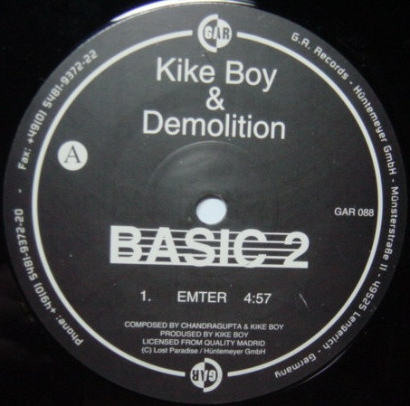 Kike Boy & Demolition - Basic 2 | Gothic Arts Records (GAR 088)
