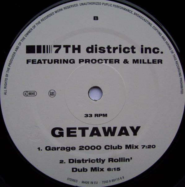 7th District Inc. - Getaway | Parlophone (7243 8 89113 6 8) - 2 7th District Inc. - Getaway | Parlophone (7243 8 89113 6 8) - 2