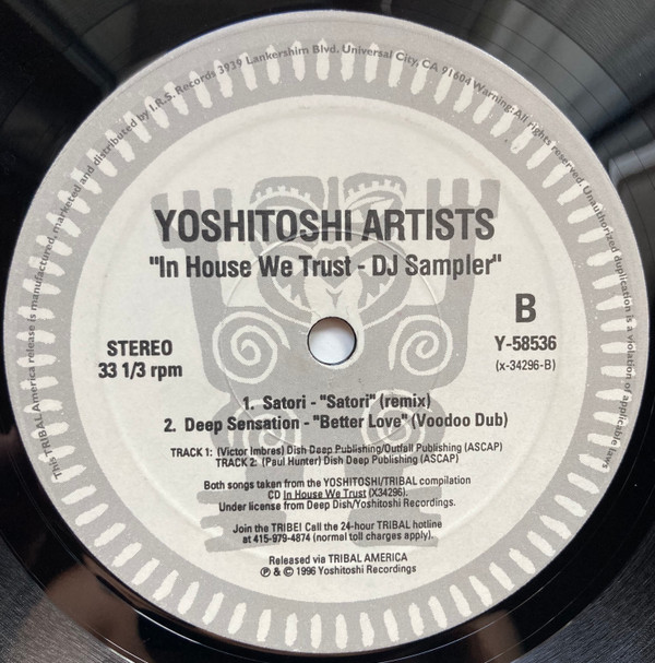 Various - Yoshitoshi Artists (In House We Trust) | TRIBAL America (Y-58536) - 4 Various - Yoshitoshi Artists (In House We Trust) | TRIBAL America (Y-58536) - 4