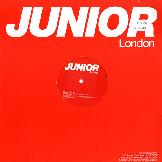 Heller & Farley - Rising Sun / Deep Sensation | Junior London (BRG011)