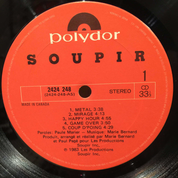 Soupir - Éclipse | Polydor (2424 248) - 4