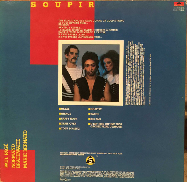 Soupir - Éclipse | Polydor (2424 248) - 2