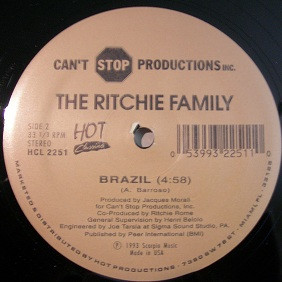 The Ritchie Family - The Best Disco In Town | Hot Classics (HCL 2251) - 2